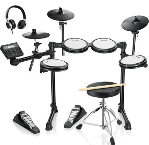 Donner DED-200 MAX Electronic Drum Set with Industry Standard Mesh Heads - MSRP $549