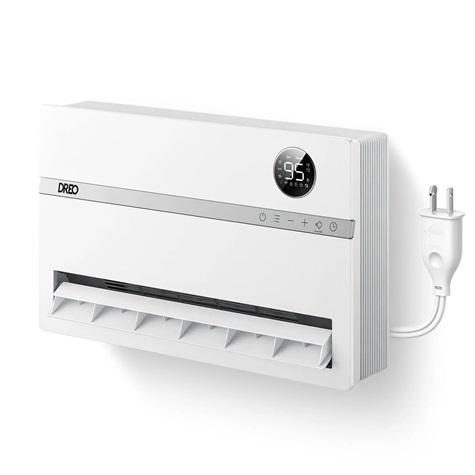 Dreo Wall-Mounted Smart Space Heater for Bedroom with Dreo FortPlug Overheat Protection, WH729S - MSRP $139