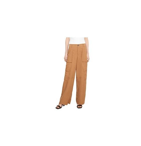 Apparel - Vince Mid-rise Wide Cargo Pants, Plaid Shaped Hem MIDI Skirt, Fluid Bias Pants - Original MSRP $4,737