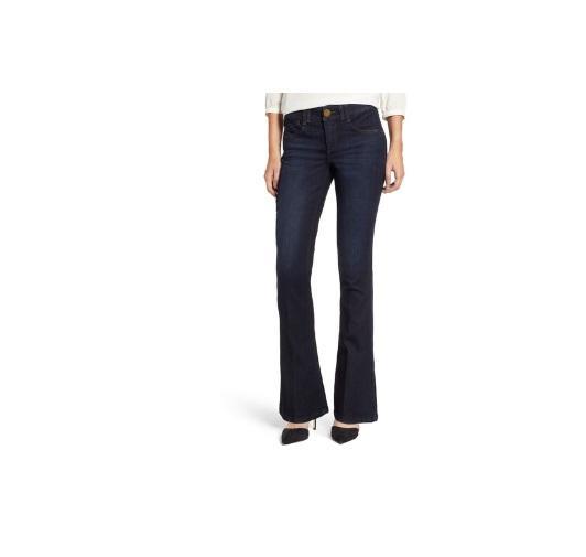 Apparel - Wit & Wisdom 'Ab'Solution Itty Bitty Bootcut Indigo Jeans, Modern Ankle Skinny Jeans - Original MSRP $1,296
