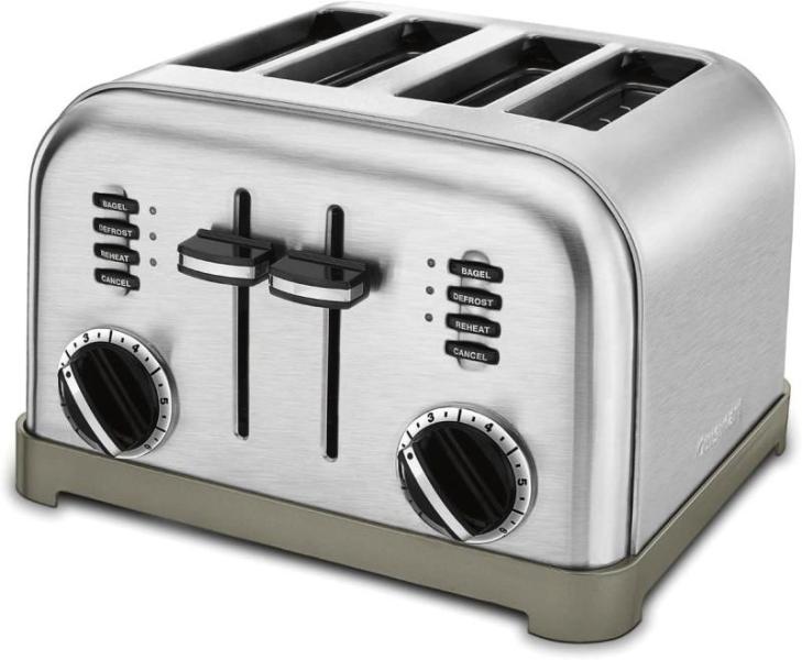 Cuisinart 4-Slice Toaster Oven, Brushed Stainless - MSRP $69