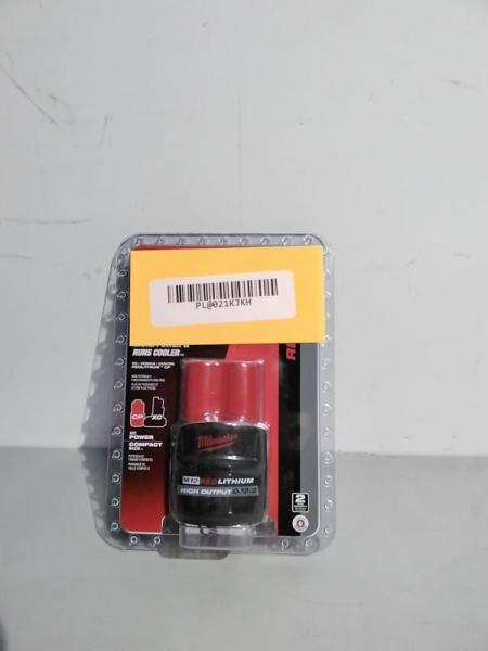 NEW - Milwaukee M12 12V Lithium-Ion CP High Output 2.5 Ah Battery Pack, Red - MSRP $69