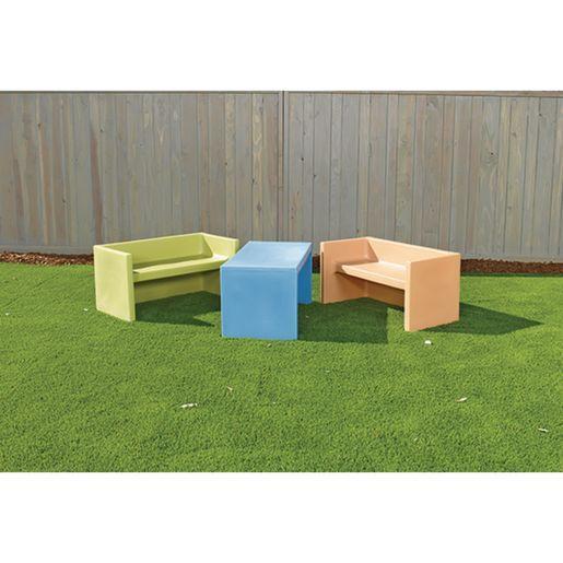 Children's Factory Adapta-Benches, East Oak Outdoor Trash Can, Microflex Latex Gloves - MSRP $3,011