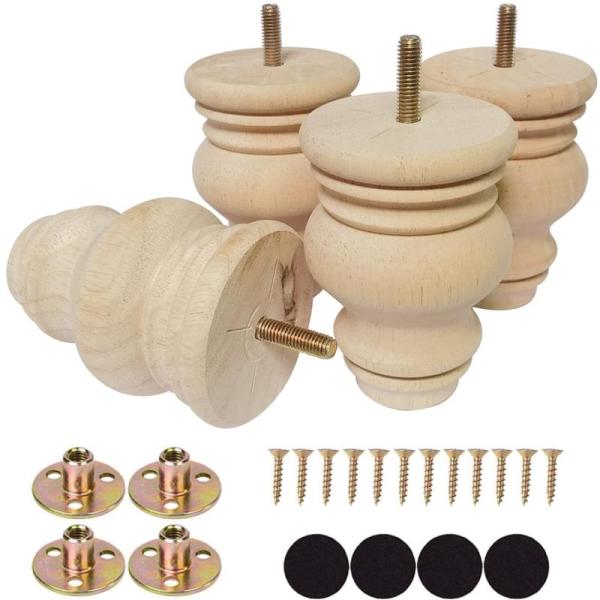 Furniture - Wooden Furniture Legs, Edgzko Moon Phase Rug, Thanksgiving Garland Ties - MSRP $4,879