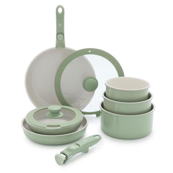 Kitchen - GreenLife Cookware Set, Carhartt Lunch Cooler Bag, Chef'n Spin Salad Spinner - MSRP $2,935