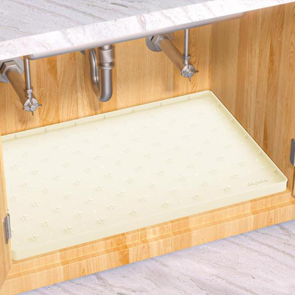 Home - Sdpeia Under Sink Mats, APSMILE Lightweight Down Feather Blanket, JUQINME Satin King Sheets - MSRP $12,807