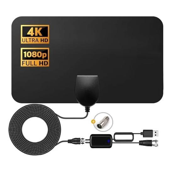 Home Entertainment - Iantat TV Antenna, Luyeper Voice Remote, NewYork Fiber Patch Cable - MSRP $1,717