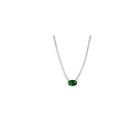 Jewelry - SHYMI Oval Pendant Tennis Neckless, Tory Burch Miller Hoop Earrings, Jenny Bird - Original MSRP $3,580.92