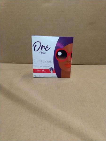 One by Poise Panty Liners (2in1 Period Bladder Leakage Daily Liner), Long, Extra Coverage Long - MSRP $8,808