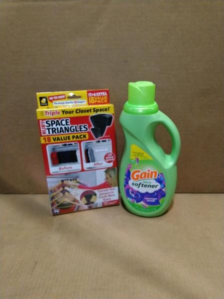 Home - Bulbhead Ruby Space Triangles, Gain Fabric Softener - MSRP $2,547