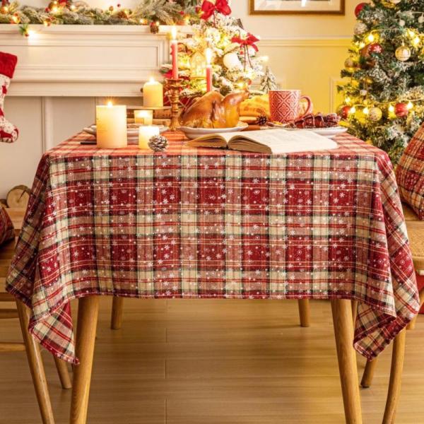Home - Plaid Christmas Tablecloth, Jewelry Organizer Stand, Nookzuzu Sheet Set - MSRP $11,730
