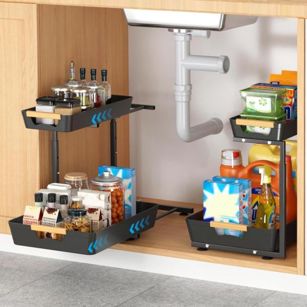 Furniture - YoolooKitt Under Sink Organizer, Fixwal Floating Shelves, Round Plastic Furniture Feet - MSRP $1,741