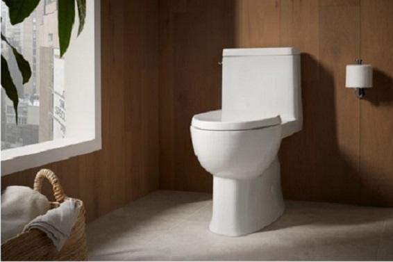 Kohler K-78080-0 Reach 1.28 GPF One-Piece Compact Elongated Chair Height Toilet - MSRP $774