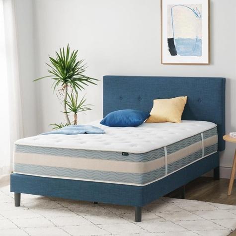 12" Queen Size Mattress, Medium Firm, Fiberglass Free Hybrid Cooling Gel Memory Foam, Plush Feel - MSRP $379