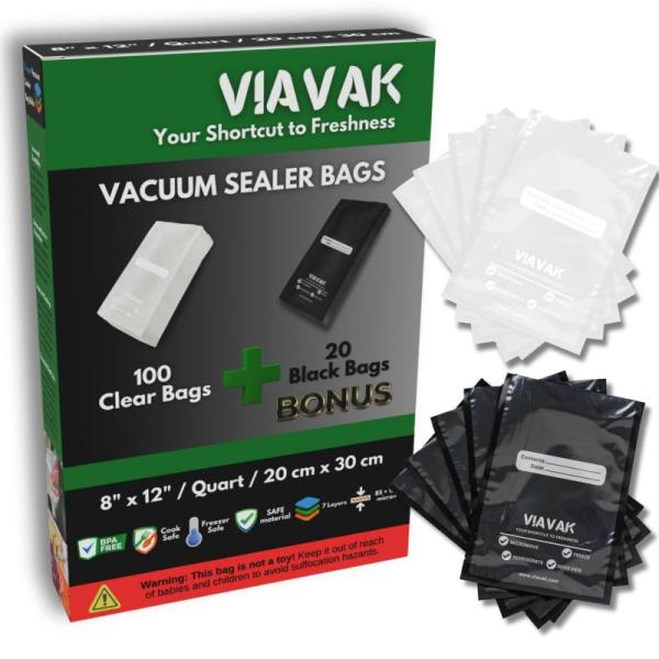 Kitchen- VIAVAK 8x12" Vacuum Seal Bags, LIYH Christmas Dinnerware, UTENSILLA Electric Wine Bottle Opener - MSRP $12,679