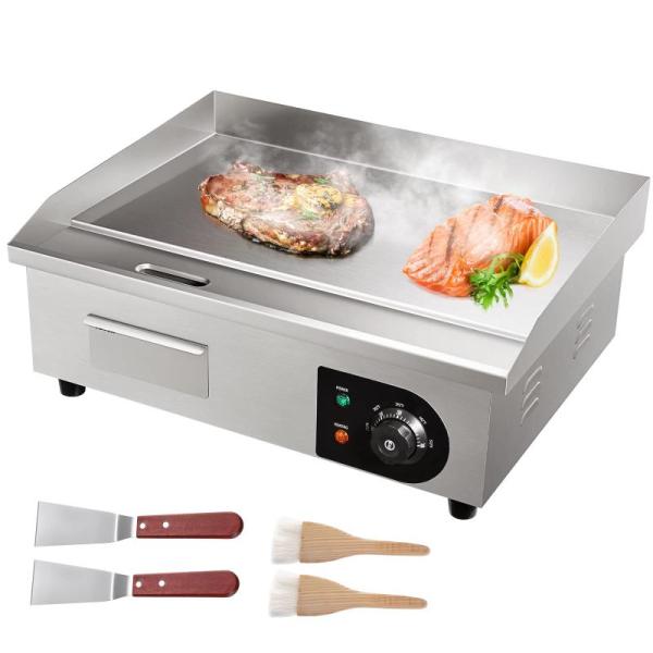 VEVOR 22" Commercial Electric Griddle, 1600W Countertop - MSRP $122