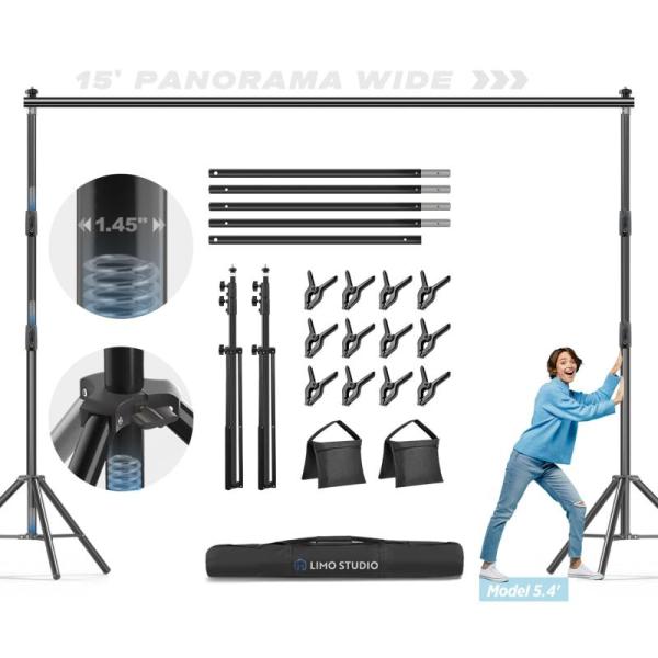 LimoStudio Super Heavy Duty 15 x 10.4 ft. (W x H) Upgraded - MSRP $153