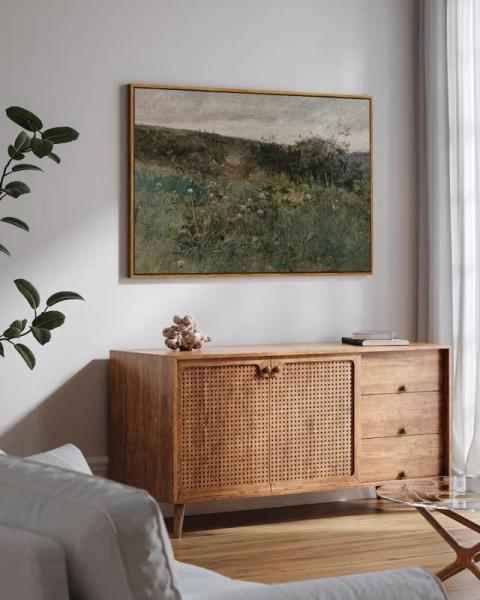 InSimSea Framed Canvas Wall Art Vintage Decor Rustic - MSRP $65