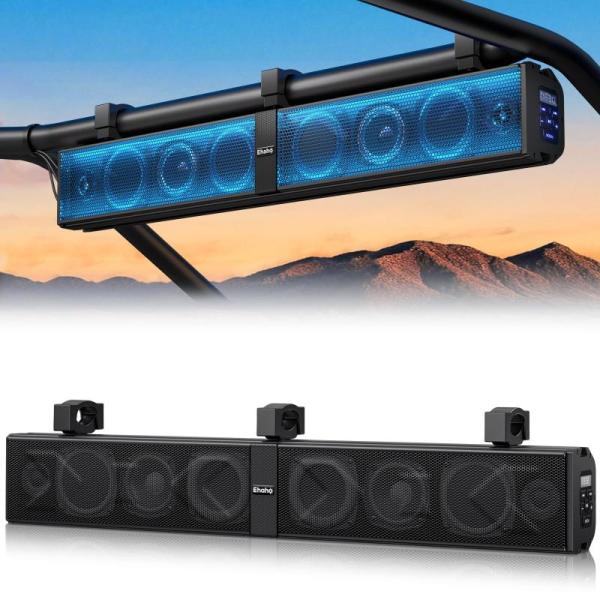 Ehaho 34 Inch UTV Sound Bar, ATV SoundBar Bluetooth - MSRP $299