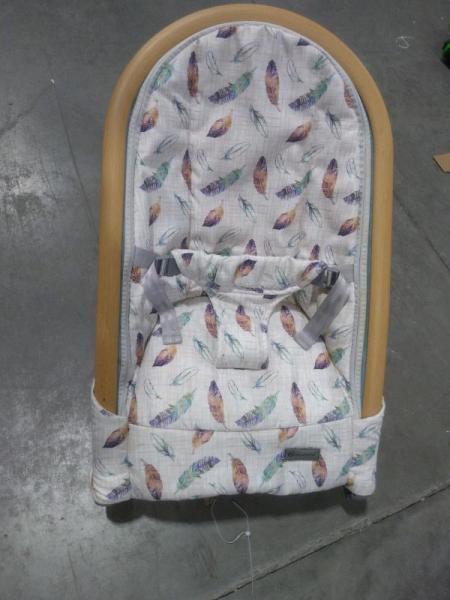 Ergobaby Evolve 3-in-1 Bouncer Adjustable Multi Position Baby Bouncer Seat, Fits Newborn-Toddler -Light Grey- MSRP $193
