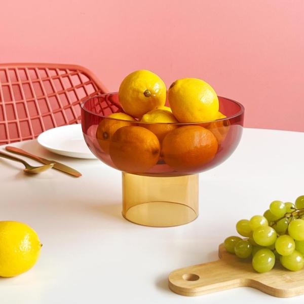 Cloudnola Reversible Decorative Glass Bowl Pink - MSRP $67