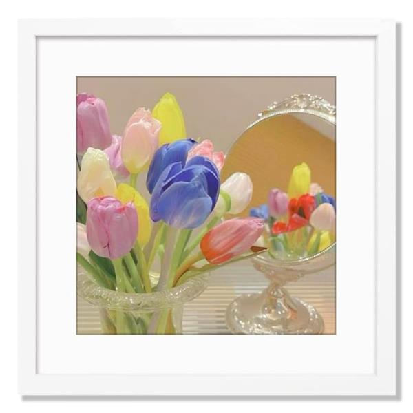 ALLUCKYAN 20x20 White Picture Frame Mat for 16x16 Photo - MSRP $33