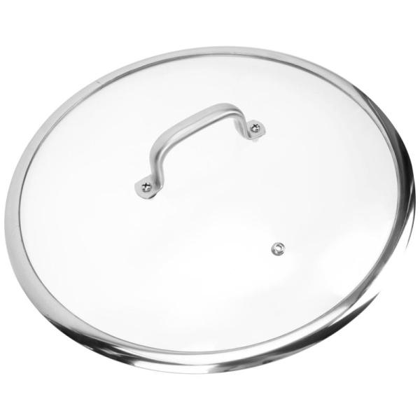 DOITOOL Tempered Glass Lid With Steam Vent Hole 13 Inch - MSRP $36