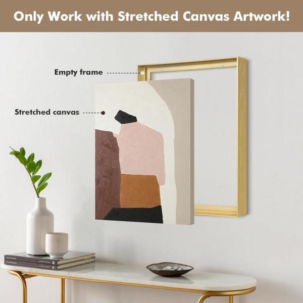 FOLKOR Canvas Floater Frame for 16x24 Oil Paintings DIY - MSRP $32