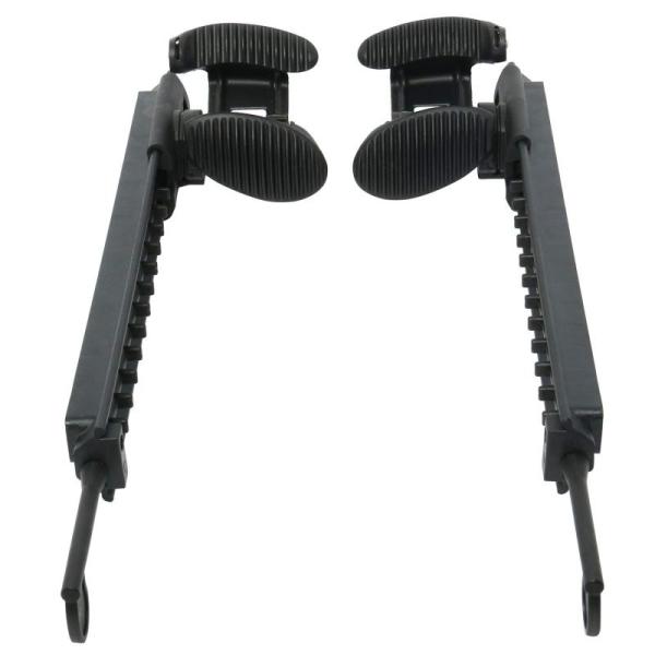 NovelBee Pair Adjustable Locking Foot Braces Pedals Foot - MSRP $43