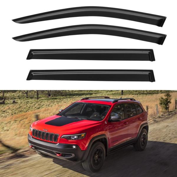 Window Visors Rain Guards for 2014-2023 Jeep Cherokee - MSRP $34
