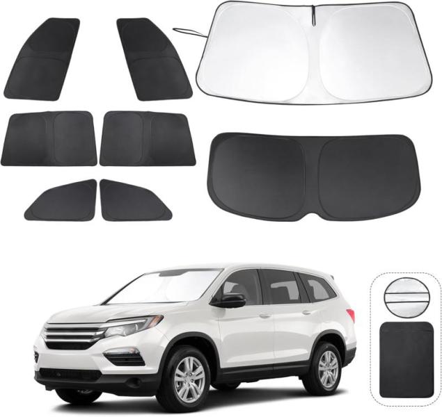 TINGLU Window Shades, Honda Pilot 2016-2025 EX-L Special - MSRP $58
