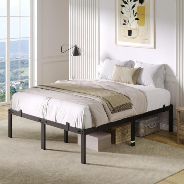 Feonase Full Size Metal Bed Frame 14 Inch Platform Bed - MSRP $67