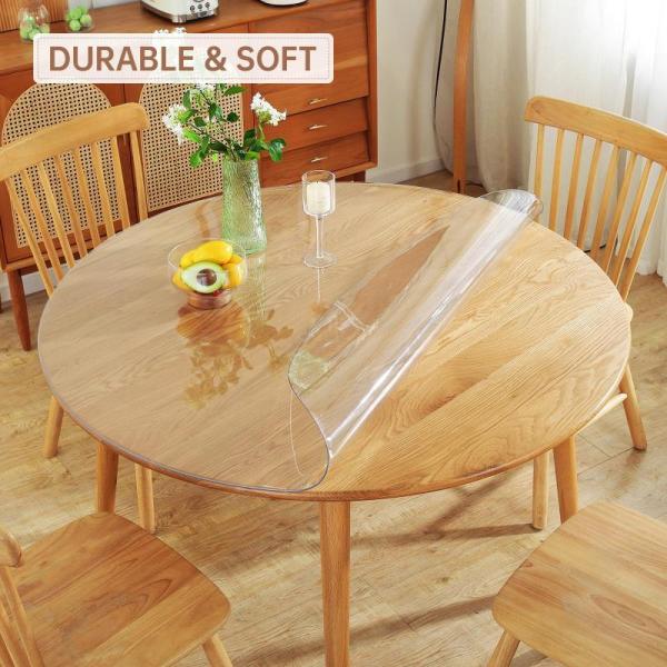 Warmstar Clear Table Protector 2mm Thick Dia.48 Inch Round - MSRP $31