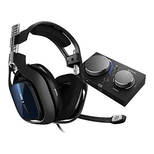A Grade - Logitech A40 TR Headset + MixAmp Pro TR for Xbox One & PC - 3.5mm - Black/Red - MSRP $209