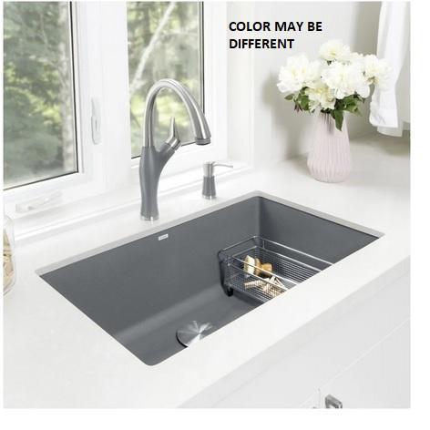 Blanco 440150 Precis 32" Undermount Single Basin SILGRANIT Kitchen Sink - MSRP $624