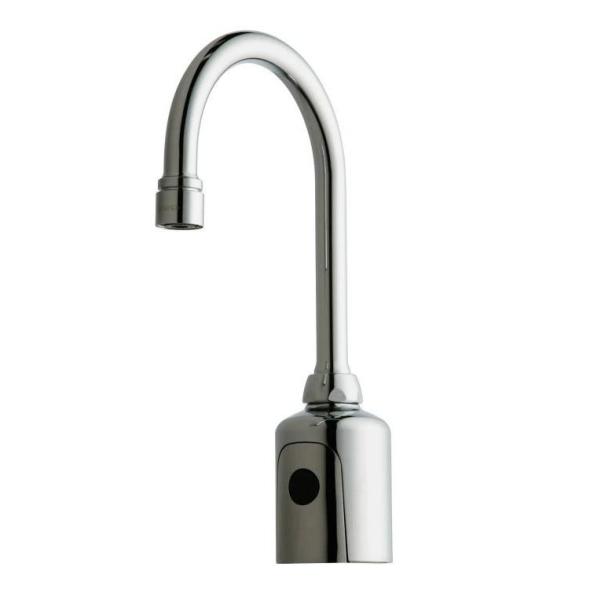 Chicago Faucet HyTronic Gooseneck Chrome Faucets - MSRP: $27135