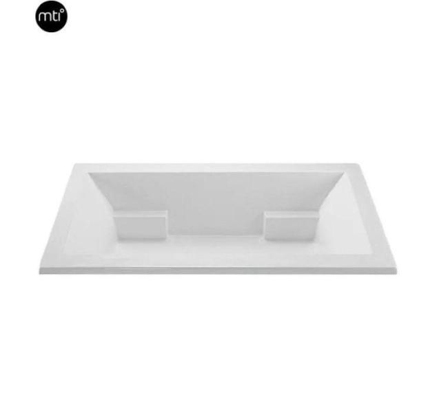 MTI Freestanding Soaker Tub w/ Heater & Armrest - MSRP $6770