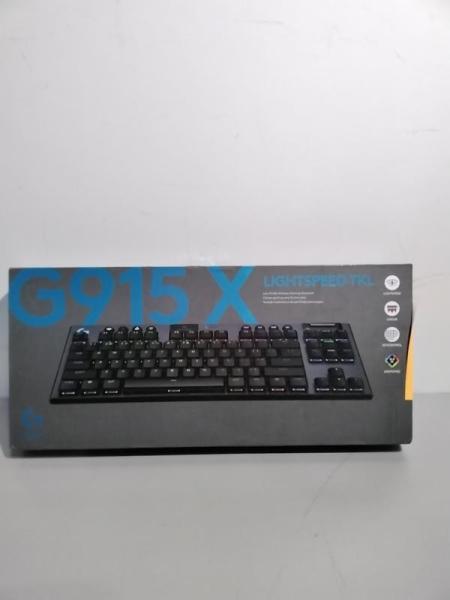 Logitech G915 X LIGHTSPEED TKL Wireless Mechanical GL Red Linear Switch Keyboard with RGB - Black - MSRP $189