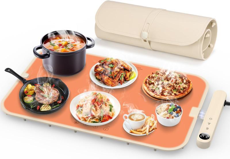Kitchen - Food Warming Mat, Danfoxer Bread Box, Janu Insulated Water Bottle - MSRP $11,610