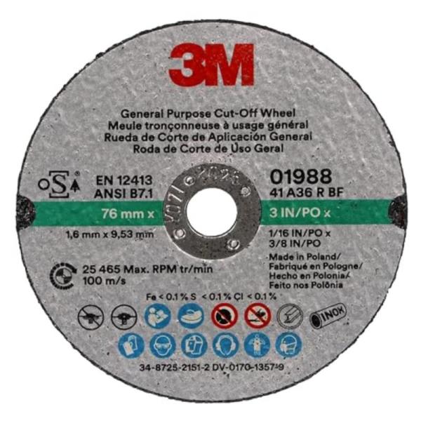 Automotive - 3M General Purpose Cut Off Wheel 01988, Carhartt Nylon Duck Canvas Fitted Bucket Seat Cover - MSRP $1,691