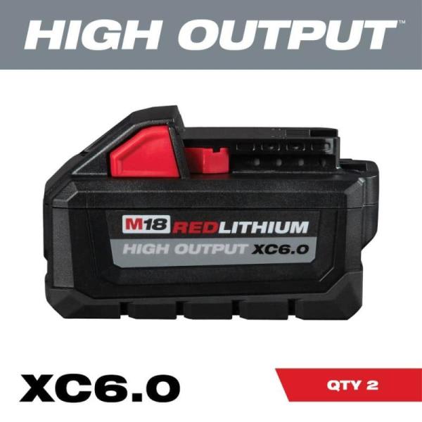 Home Improvement - MILWAUKEE ELECTRIC TOOLS CORP M18 Redlithium High Output XC 6.0 Batteries, Westek - MSRP $2,121