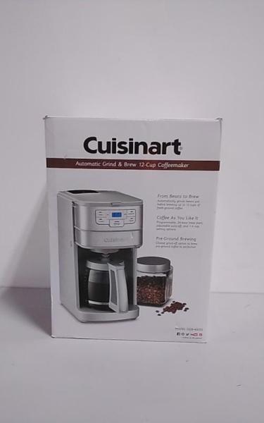 Cuisinart DGB-400SS 12c Automatic Grind & Brew Drip Coffeemaker - Est Retail $99