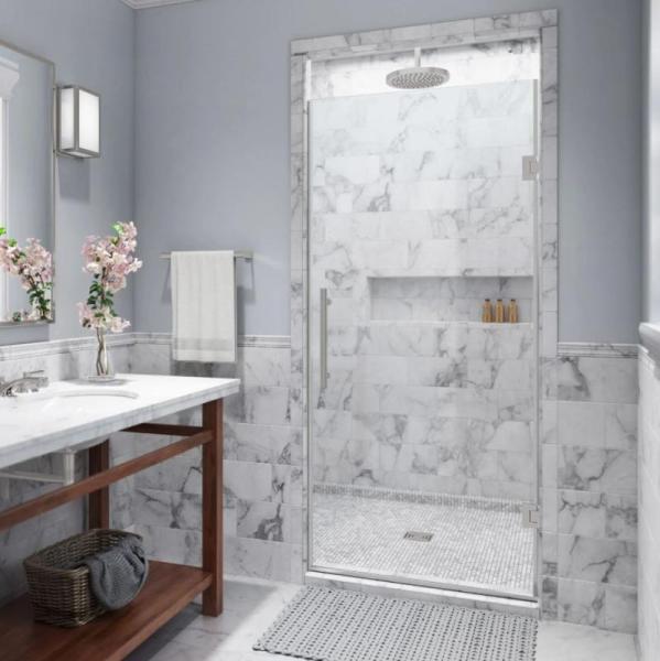 Aston SDR997EZ-SS-26-10 - Shower Door - MSRP $477