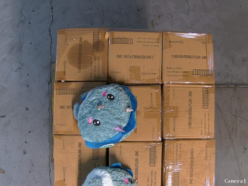 Pallet of 12" Reversible Dinosaur Plush Toys - MSRP $3,267