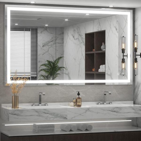 Home - Hivone LED Bathroom Mirror, Summsun Patio Chair Cushions, Beau Jardin Beach Wagon - MSRP $1,876