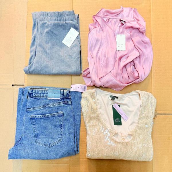 Bulk Lot of 1000 Women's Mixed Apparel Clothing MSRP $15,000