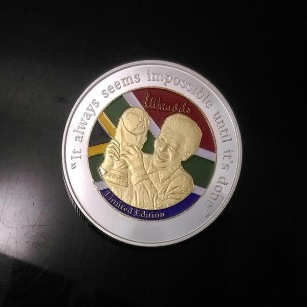 8 Very Rare Nelson Mandela Rugby Coin Nothing is impossible LTD ED