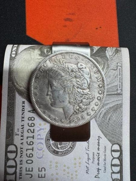 10PC Krugerrand & Morgan Dollar Money Clips