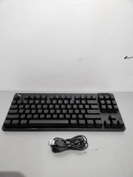 Logitech PRO X TKL RAPID Tenkeyless Corded Magnetic Analog Switch Keyboard w/ RGB Lighting, Black - MSRP $149