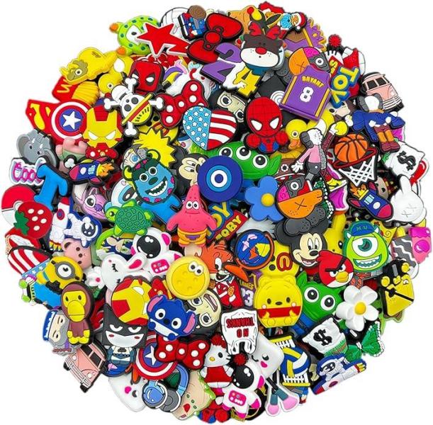 1000 - New Huge Assortment - Crocs Charms Mixed Lot - MSRP 12995.00